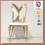 Gold Frame PU Leather Butterfly Chair for Wedding