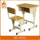 Adjustable School Student Wood Table with Chair for Kids