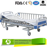 Sk017-3 Portable Hospital Folding Manual Bed with Commode