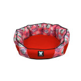 Printed Canvas Heated Pet Bed Beauty Heated Pet Bed