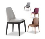 Modern Hotel Restaurant Dining Furniture Solid Wood Dining Chair (HC-LU118)