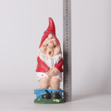 Handpainted Garden Decoration Resin Gnome 33cm