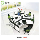 Office Wooden Furniture Aluminum Modular Office Desk YF-G0803