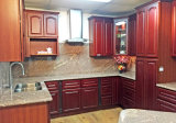 Woodgrain Color MDF Furniture Wood Kitchen Cabinet