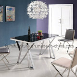 Luxury Painting Stainless Steel Dinner Table