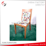 Comfortable Middle Back Wood Imitation Restaurant Iron Chair (FC-160)