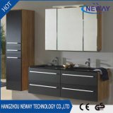 High Quality Melamine Glass Basin Bathroom Double Sink Vanity