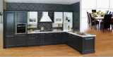 Melamine Kitchen Cabinet with PVC Film Cabinet Door (zc-062)