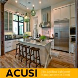 Wholesale Wooden Island Style Solid Wood Kitchen Cabinets (ACS2-W21)