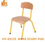 Wood Metal Kids School Chair for Classroom Studying