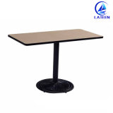 Design Modern Style Plywood Metal Leg Table for Dining