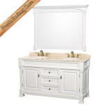 New Design Classic Solid Wood Antique Bathroom Cabinet