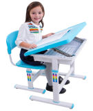 Pratical Education Equipment School Furniture Children Desk Hyd001 Pink and Blue Colors