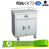 China Online Shopping Beautiful Medical Hospital Trolley with Drawers