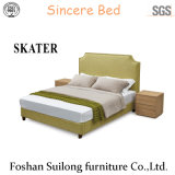 Modern American Style Fabric Bed Bedroom Furniture Sk12