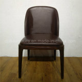 European Style Metal Steel Leather Dining Chair