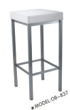 Backless Stainless Steel Bar Chair