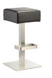 Square Stainless Steel Bar Stool Without Back