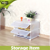 Modern Bedroom Furniture Children Plastic Shoe Display Cabinet