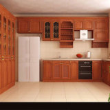 Wood Surface with Melamine Board Home Furniture Kitchen Cabinet