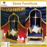 Gold Silver White King Chair, King Throne Chair