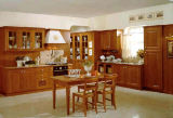 Kitchen Cabinet of Solid Wood (JX-KCSW004)