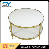 Modern Garden Furniture Glass Round Coffee Table