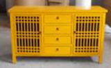 Chinese Antique Furniture Yellow Buffet