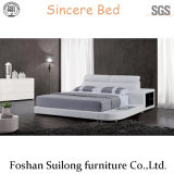 Ys7001 Genuine Leather Modern Bed