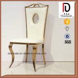 Luxury Graceful Modern Gold Banquet Stainless Steel Dining Chair