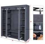 Modern Simple Wardrobe Household Fabric Folding Cloth Ward Storage Assembly King Size Reinforcement Combination Simple Wardrobe (FW-36B)