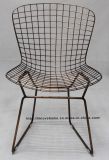 Modern Classic Restaurant Outdoor Furniture Metal Wire Dining Leisure Chair