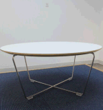 Simple Style Metal Round Coffee Bar Table