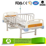 2 Crank Manual Hospital Furniture ICU Bed with Two Functions