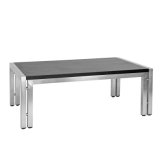 Rectangular Stainless Steel Coffee Table