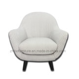 Solid Wood Legs Fabric Leisure Chair