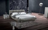 Bedroom Furniture Leather Bed (SBT-5872)