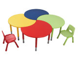 Stable Eco-Friendly Material Kindergarten Vintage Children Table and Chairs