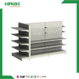 Double Side Supermarket Metal Shelving Gondola