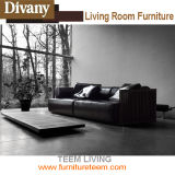 Modern Living Room Furniture Fabric Leather 3 Seat Sofa