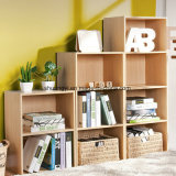 Knock-Down Structure Home Office Use Wooden Storage Book Storage Cabinet