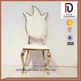 Most Popular Modern Design High Back PU Metal Dining Chair