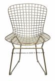 Modern Dining Restaurant Knock Down Metal Wire Chair