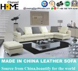 New Arrival Home Living Room Furniture Beige Leather Sofa (HC2012)