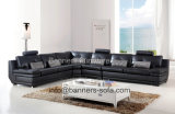 American Style Modern Leather Sofa (H-2026)