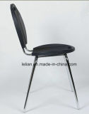 Colorful Plastic Stackable Dining Chair with Metal Frame (LL-0011A)