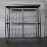 Supermarket Warehouse Storage Rack Shelf with Wire Board