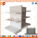 Manufactured Customized Pegboard Steel Supermarket Gondola Shelves (Zhs465)