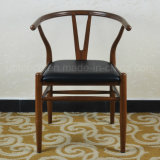 Hans Wegner Restaurant Hotel Metal Y Chair with PU Cushion (SP-LC288)