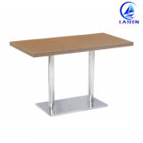 Production Modern Style Plywood Metal Leg Table